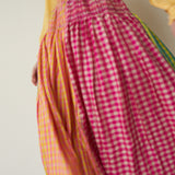 PRIYA SKIRT, HANDLOOM GINGHAM CASHMERE