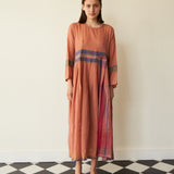 SUNSET BABYDOLL DRESS, DUSK PINK WOOL
