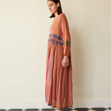 SUNSET BABYDOLL DRESS, DUSK PINK WOOL