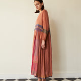 SUNSET BABYDOLL DRESS, DUSK PINK WOOL