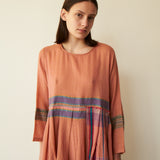 SUNSET BABYDOLL DRESS, DUSK PINK WOOL