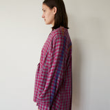 EESHA CHECKERED OVERYLAY, CASHMERE