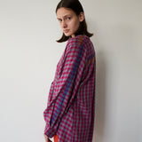 EESHA CHECKERED OVERYLAY, CASHMERE