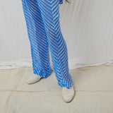 CHIMNABI SET, BLUE SILK GEORGETTE