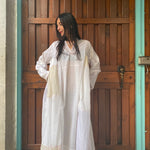 PATCHWORK KAFTAN, IVORY // JAMDANI - SAAKI