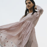 PLEAT DRESS, RED\WHITE CHECKED - SAAKI