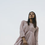 PLEAT DRESS, RED\WHITE CHECKED - SAAKI