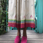COLOR BLOCK DRESS SLEEVELESS, WHITE - SAAKI