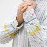 ROMILLA SHIRT DRESS, STRIPE WHITE/BLUE - SAAKI