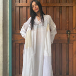 PATCHWORK KAFTAN, IVORY // JAMDANI - SAAKI