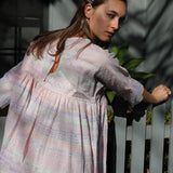 BABYDOLL DRESS, NEON EMBROIDERY