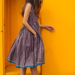 IKAT DRESS, LILAC - SAAKI