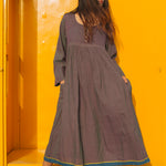 BABYDOLL MAXI, LILAC - SAAKI