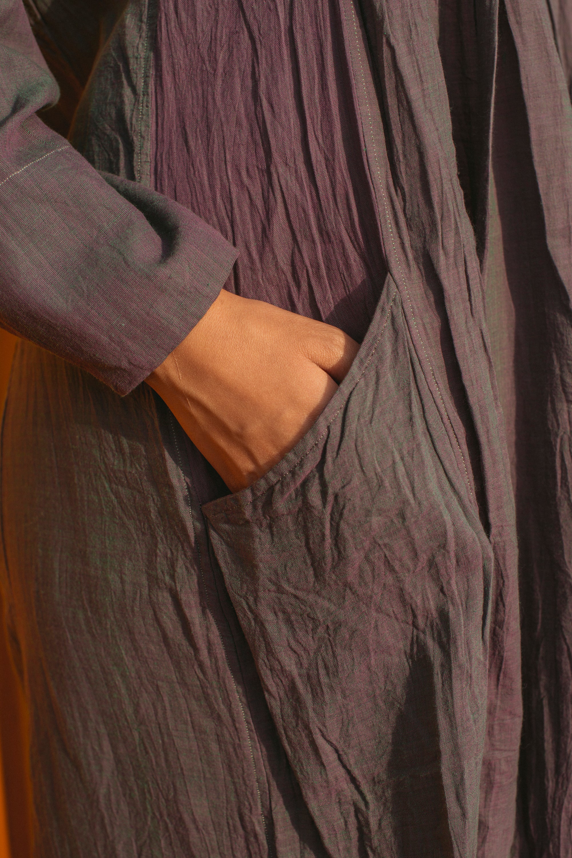 BABYDOLL MAXI, LILAC - SAAKI