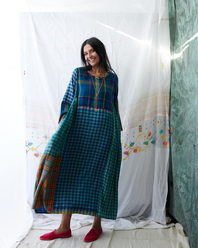 Maxi dress multicolor hot sale