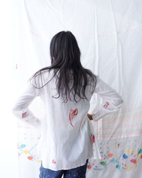 BOTANIC SHIRT, WHITE COTTON