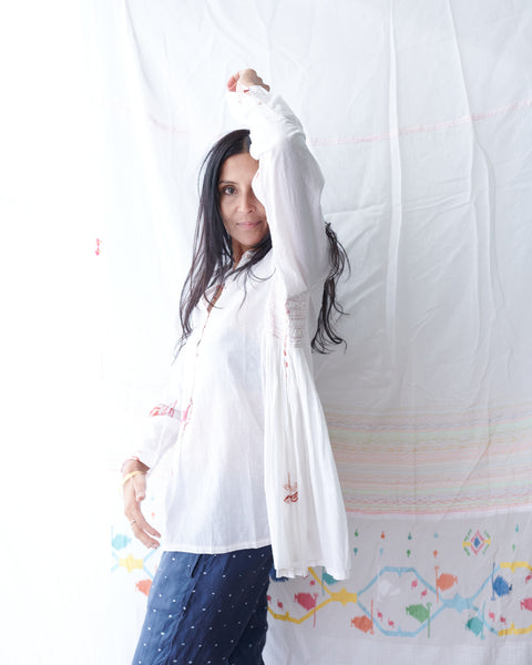 BOTANIC SHIRT, WHITE COTTON