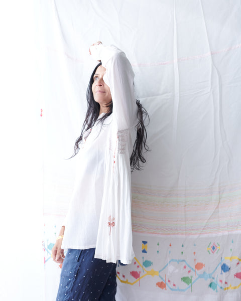 BOTANIC SHIRT, WHITE COTTON