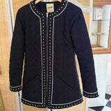 ROSA QUILTED JACKET // BLACK COTTON