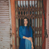 SKY SHIRT, INDIGO COTTON