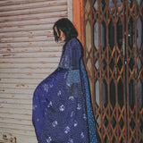 CARINA COAT DRESS, INDIGO BANDHINI TIE&DYE COTTON
