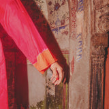 PEONY DRESS, FUCHSIA SILK