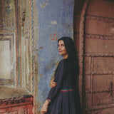 AQUILA STITCH DRESS, BLACK WOOL