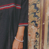AQUILA STITCH DRESS, BLACK WOOL
