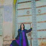 ALICE BANDHINI DRESS, MIDNIGHT SILK