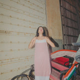 BLANCH SLIP, RED // WHITE STRIPE COTTON