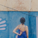 STORM SLIP, COBALT BLUE COTTON