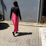 OPAL SWING DRESS // WATERMELON PINK SILK