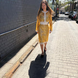 COMET SKIRT, GOLD // IVORY SEQUIN // ORGANZA