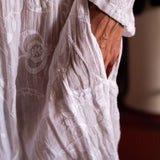 ELLE DRESS, WHITE EMBROIDERY