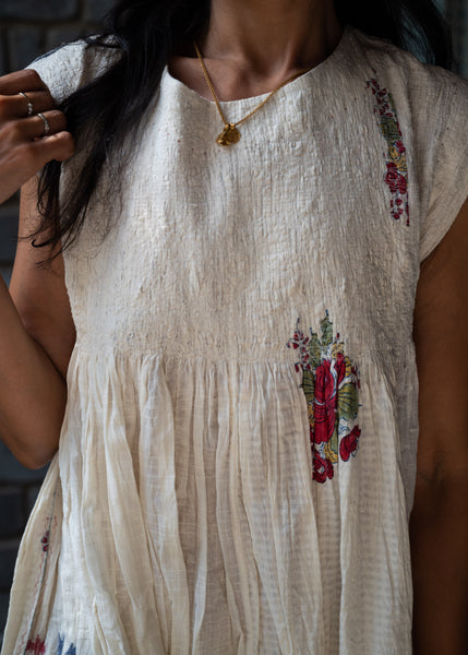 BOTANIC RASA DRESS, IVORY// FLORAL