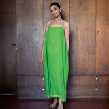PACHA SLIP, GREEN COTTON