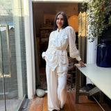 CAMELIA JACKET, CUPRO WHITE EMBROIDERY