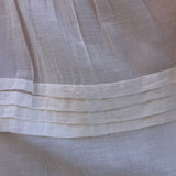 IVES PLEAT DRESS, VOILE WHITE