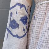 JASMINE DRESS, IVORY // INDIGO JAMDANI COTTON