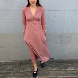 BELLA DRESS, RED CHECK HANDLOOM COTTON