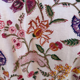 BLOSSOM DRESS, BLOCKPRINT FLORALS COTTON