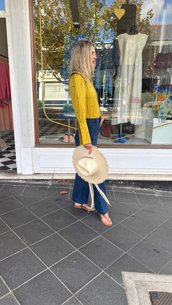INDUS SHIRT, MUSTARD YELLOW COTTON