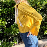 INDUS SHIRT, MUSTARD YELLOW COTTON