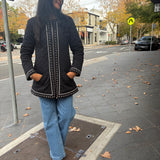 ROSA QUILTED JACKET // BLACK COTTON