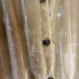 SURYA COAT, GOLD SILK VELVET