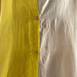 REKHA SHIRT, GOLD / BROWN SILK