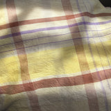 CANNA MADRAS CHECK SARONG, YELLOW COTTON