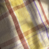 CANNA MADRAS CHECK SARONG, YELLOW COTTON