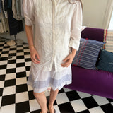 LUCINDA SHIRT // WHITE COTTON POPLIN