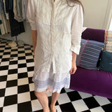 LUCINDA SHIRT // WHITE COTTON POPLIN
